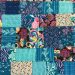 Teal Kawandi table runner