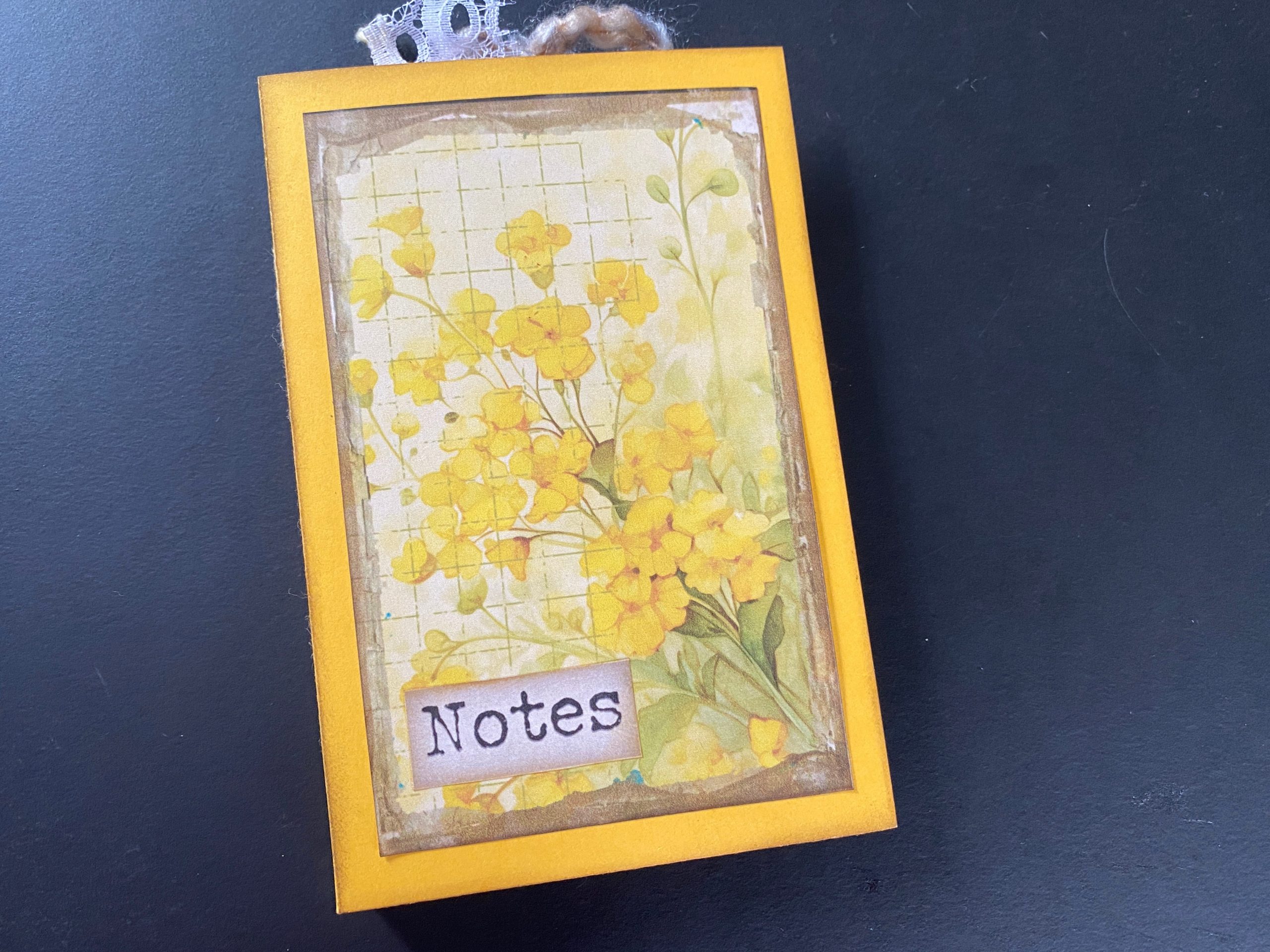 Yellow Mini Journal
